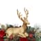 24" Gold Reindeer with Pine & Berry Centerpiece Tabletop Décor by Ashland®